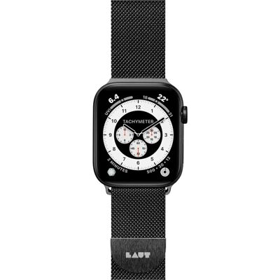 Bracciale Steel Loop Laut per Apple Watch - Nero - Cinturino smartwatch Bracciale Steel Loop Laut per Apple Watch - Nero - Cinturino smartwatch