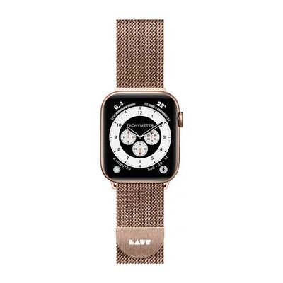Bracelet en or magnésium et acier inoxydable Laut pour Apple Watch - Bracelet Connecté - Publicité Bracelet en or magnésium et acier inoxydable Laut pour Apple Watch - Bracelet Connecté - Publicité