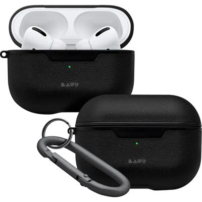 LAUT Oxford AirPods Pro Hülle - Veganes Leder, Hartes PC, Qi kompatibel LAUT Oxford AirPods Pro Hülle - Veganes Leder, Hartes PC, Qi kompatibel
