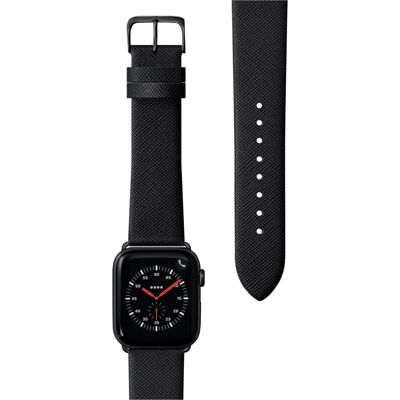 Bracelet Laut Prestige pour Apple Watch - Cuir, Noir, 44mm - Publicité Bracelet Laut Prestige pour Apple Watch - Cuir, Noir, 44mm - Publicité