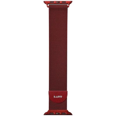 Laut Loop 44 mm Edelstahl Apple Watch Band - Uhrenarmband, Rot Laut Loop 44 mm Edelstahl Apple Watch Band - Uhrenarmband, Rot