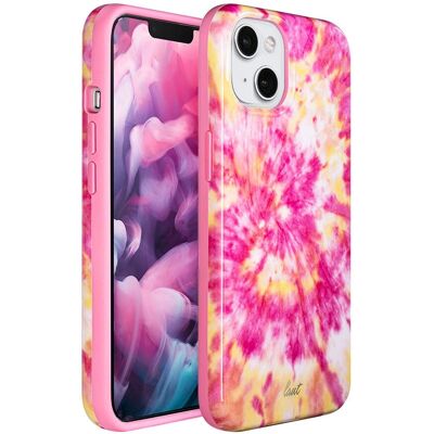 Coque LAUT iPhone 13 Rose Tie Dye - Étui pour téléphone - Publicité Coque LAUT iPhone 13 Rose Tie Dye - Étui pour téléphone - Publicité