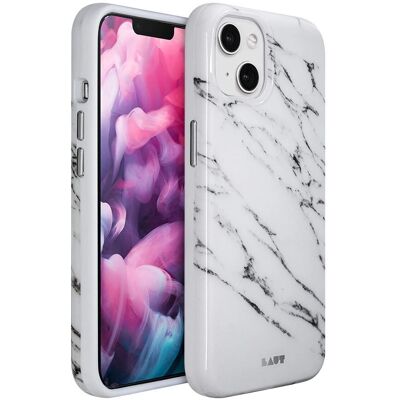 LAUT iPhone 13 Marmerin Valkoinen - Puhelimen kuori LAUT iPhone 13 Marmerin Valkoinen - Puhelimen kuori