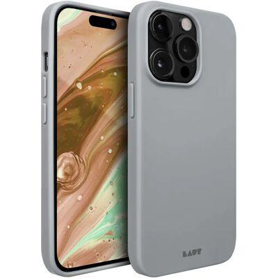 Coque Laut Huex pour iPhone 14, gris - Antichoc - Publicité Coque Laut Huex pour iPhone 14, gris - Antichoc - Publicité