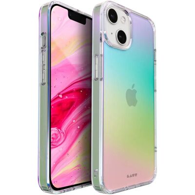Funda holográfica blanca Laut Huex - iPhone 14 Funda holográfica blanca Laut Huex - iPhone 14