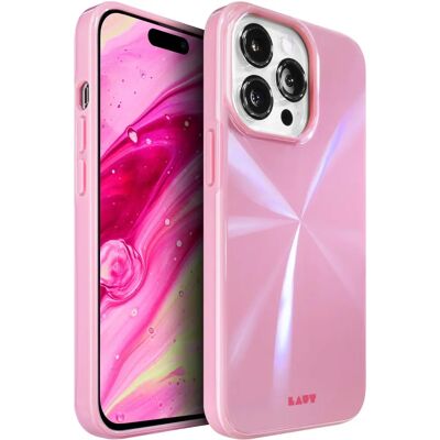 Coque Laut Huex Reflect Rose pour iPhone 14 - Antichoc & Support sans fil - Publicité Coque Laut Huex Reflect Rose pour iPhone 14 - Antichoc & Support sans fil - Publicité