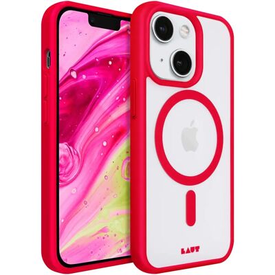 Funda Translucida Roja MagSafe para iPhone 14 de Laut Funda Translucida Roja MagSafe para iPhone 14 de Laut