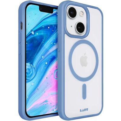 Funda Laut para iPhone 14 Plus azul MagSafe transparente Funda Laut para iPhone 14 Plus azul MagSafe transparente