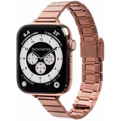 Apple Watch Edelstahlarmband - 42-49mm - Gold - Luxus Apple Watch Edelstahlarmband - 42-49mm - Gold - Luxus