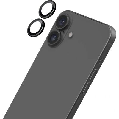 Laut Prime GLS Protecteur d'Anneau de Caméra pour iPhone 16 / 16 Plus Noir Laut Prime GLS Protecteur d'Anneau de Caméra pour iPhone 16 / 16 Plus Noir