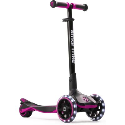 SmarTrike Xtend koloběžka - růžová, nastavitelné, LED, skládací SmarTrike Xtend koloběžka - růžová, nastavitelné, LED, skládací