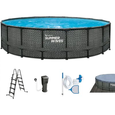 Framepool Elite Rundpool - Schwimmbecken, 549x132cm Framepool Elite Rundpool - Schwimmbecken, 549x132cm