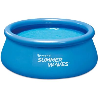 Summer Waves 244x76cm Zwembad - Rond, Blauw, Quick Set Summer Waves 244x76cm Zwembad - Rond, Blauw, Quick Set