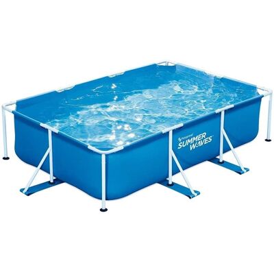 Summer Waves 3x2m Rechthoekige Zwembad - Duurzaam voor Gezin Summer Waves 3x2m Rechthoekige Zwembad - Duurzaam voor Gezin
