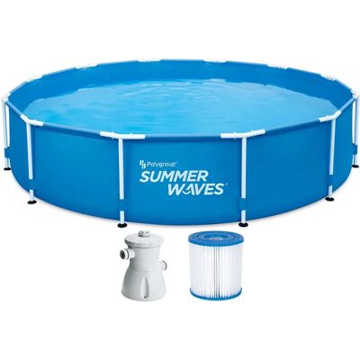 Summer Waves Active Frame Pool 366x76cm - Blau Summer Waves Active Frame Pool 366x76cm - Blau