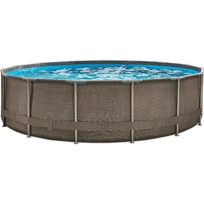 Framepool Summerwaves Active Frame Schwimmbecken - Gartenpool, Braun, 457cm Framepool Summerwaves Active Frame Schwimmbecken - Gartenpool, Braun, 457cm
