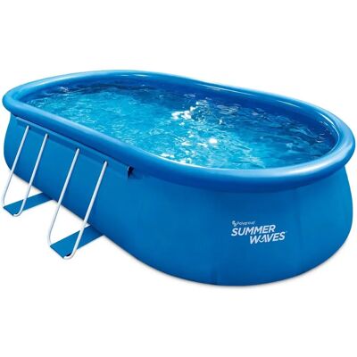Summer Waves Pool - 549x305x107 - Langlebig, Schnelles Aufbauen, Mit Filtration Summer Waves Pool - 549x305x107 - Langlebig, Schnelles Aufbauen, Mit Filtration