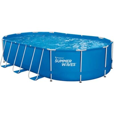 Summer Waves - Active Frame Oval 6,1m x 3,66m - Pool Summer Waves - Active Frame Oval 6,1m x 3,66m - Pool