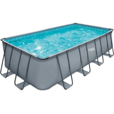 Framepool Elite Rechteckpool - 274x549x132cm - Anthrazit Framepool Elite Rechteckpool - 274x549x132cm - Anthrazit