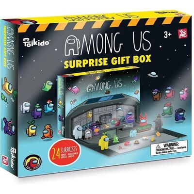 Calendrier de l'Avent Among Us - Surprise avec 24 cadeaux - Publicité Calendrier de l'Avent Among Us - Surprise avec 24 cadeaux - Publicité