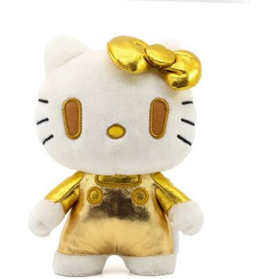 Peluches Hello Kitty Édition Or - 18cm - Licence officielle - Publicité Peluches Hello Kitty Édition Or - 18cm - Licence officielle - Publicité