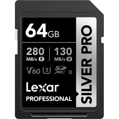Lexar Silver Pro SDXC - 64GB Lexar Silver Pro SDXC - 64GB