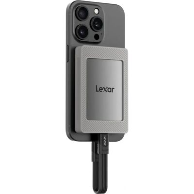 Lexar - ES4 Portable SSD - 1TB - USB 3.2 Gen 2 - SSD externe - Publicité Lexar - ES4 Portable SSD - 1TB - USB 3.2 Gen 2 - SSD externe - Publicité