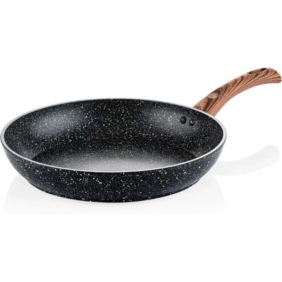 Poêle Westinghouse Marbre Noir 30 cm - Compatible induction - Publicité Poêle Westinghouse Marbre Noir 30 cm - Compatible induction - Publicité