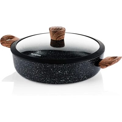 Poêle Antiadhésive en Marbre Marron 28cm - Ustensiles de Cuisine - Publicité Poêle Antiadhésive en Marbre Marron 28cm - Ustensiles de Cuisine - Publicité