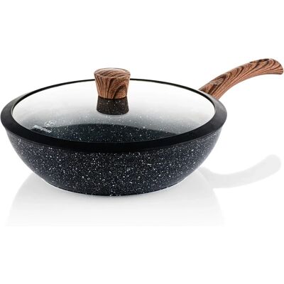 Westinghouse Wok Marbre 30cm - Poêle Antiadhésive pour Induction - Publicité Westinghouse Wok Marbre 30cm - Poêle Antiadhésive pour Induction - Publicité