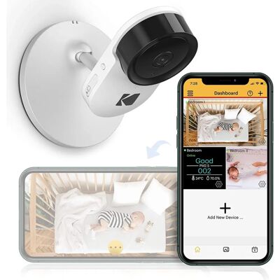 Kodak Cherish C120 Baby Monitor Camera - Wi-Fi Beveiligingsvideo Kodak Cherish C120 Baby Monitor Camera - Wi-Fi Beveiligingsvideo