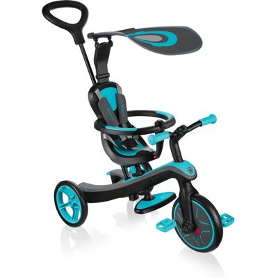 Globber Explorer Trike 4-in-1 Blauw - Driewieler Globber Explorer Trike 4-in-1 Blauw - Driewieler