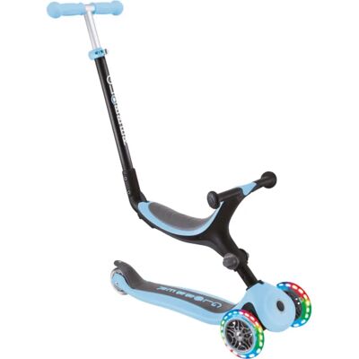 Globber Go Up Faltbarer Leucht Scooter - Pastellblau Globber Go Up Faltbarer Leucht Scooter - Pastellblau
