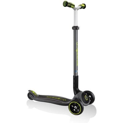 Globber Vert Lime et Noir Trottinette 3 Roues Pliable pour Enfants - Publicité Globber Vert Lime et Noir Trottinette 3 Roues Pliable pour Enfants - Publicité