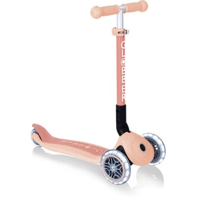 Globber Scooter enfant 3 roues pliable Peach - Publicité Globber Scooter enfant 3 roues pliable Peach - Publicité