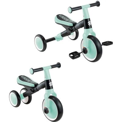 GLOBBER Tricycle d'Apprentissage - 2 en 1 - Vert Menthe / Noir - Publicité GLOBBER Tricycle d'Apprentissage - 2 en 1 - Vert Menthe / Noir - Publicité