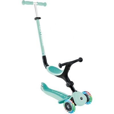 Patinete infantil GLOBBER - 3 en 1 con ruedas iluminadas y plegables - Asiento y manillar ajustables - 15-6 años Patinete infantil GLOBBER - 3 en 1 con ruedas iluminadas y plegables - Asiento y manillar ajustables - 15-6 años