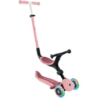 Globber Go-Up Active Lights Tretroller rosa - 3-in-1 faltbares Spielzeug für Kinder Globber Go-Up Active Lights Tretroller rosa - 3-in-1 faltbares Spielzeug für Kinder