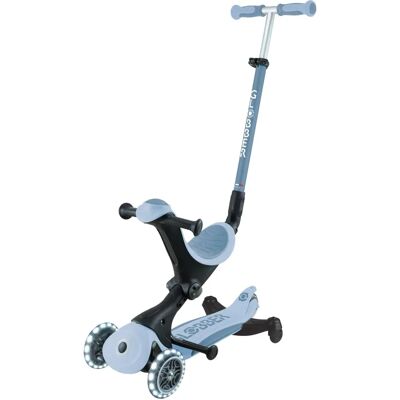 Globber Go up Deluxe Lights eco-logic 360° Blau Cassis - Tretroller Globber Go up Deluxe Lights eco-logic 360° Blau Cassis - Tretroller