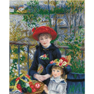 Diamond Dotz - Two Sisters On The Terrace - Canvas Kit Diamond Dotz - Two Sisters On The Terrace - Canvas Kit