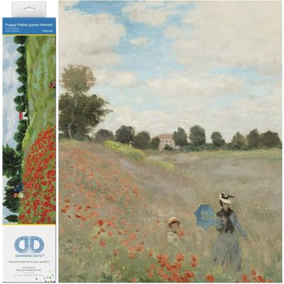 Carletto Deutschland Diamond Dotz - Diamond Painting Mohnfelder - Bastelspielzeug Carletto Deutschland Diamond Dotz - Diamond Painting Mohnfelder - Bastelspielzeug