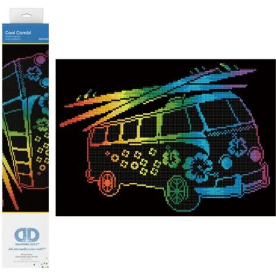Diamond Dotz Diamond Painting Flower Power Bus - Diamond Painting Diamond Dotz Diamond Painting Flower Power Bus - Diamond Painting