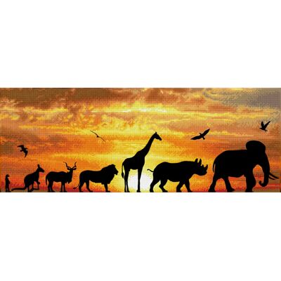 Diamond Dotz African Sky - Diamant Schilderij 72x22cm Diamond Dotz African Sky - Diamant Schilderij 72x22cm