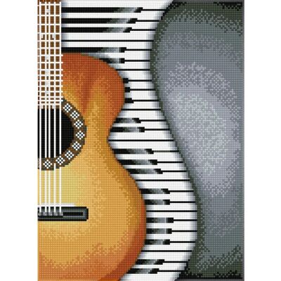 Magni Diamond Dotz DQ8-004 Quadrate Klassischer Jazz - Diamond Painting Magni Diamond Dotz DQ8-004 Quadrate Klassischer Jazz - Diamond Painting