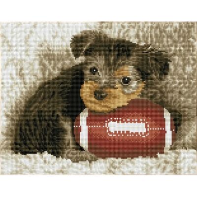 Diamond Dotz Footy Pup - Quadratische Puzzle Diamond Dotz Footy Pup - Quadratische Puzzle