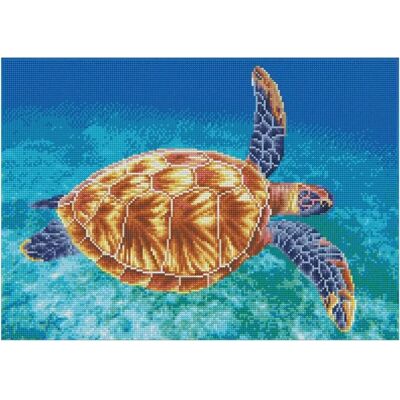Magni Diamond Dotz DQ10-013 Quadrat Anmutige Schwimmerin - Diamond Painting Magni Diamond Dotz DQ10-013 Quadrat Anmutige Schwimmerin - Diamond Painting