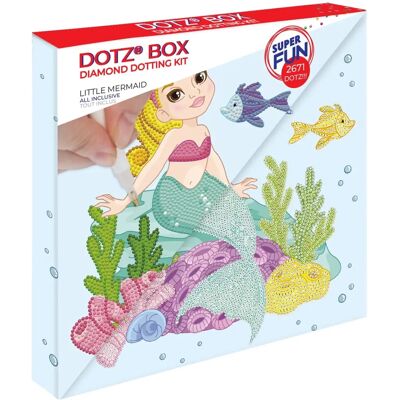 Diamond Dotz Kleine Meerjungfrau Bastelset - 2671 Stück Diamond Dotz Kleine Meerjungfrau Bastelset - 2671 Stück