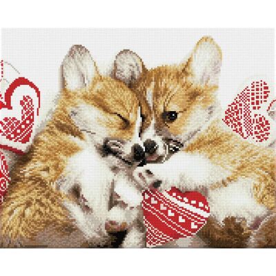 Diamond Dotz Love Cuddles - Diamond Painting Kit Diamond Dotz Love Cuddles - Diamond Painting Kit