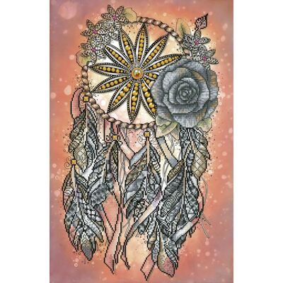 Broderie de diamants Dreamcatcher - 55x80cm - Publicité Broderie de diamants Dreamcatcher - 55x80cm - Publicité