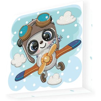 Carletto Deutschland Diamond Dotz Panda Elicottero - Dipinto di diamanti Carletto Deutschland Diamond Dotz Panda Elicottero - Dipinto di diamanti
